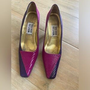 Vintage Timothy Hitsman Leather Heels